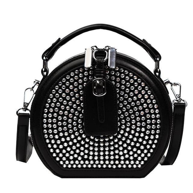 Bolso de piel sintetica con pedreria de Alta Calidad