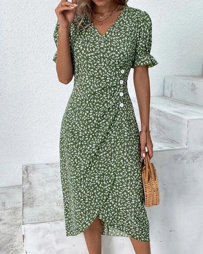 GISELLE - VESTIDO CRUADO FLORAL