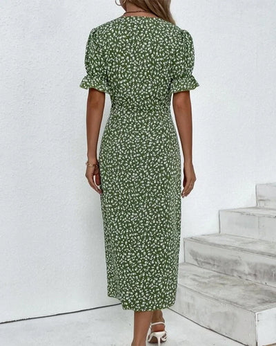 GISELLE - VESTIDO CRUADO FLORAL