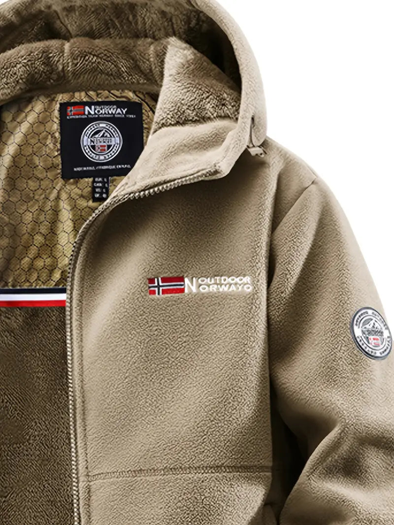 Elegante chaqueta térmica de forro polar