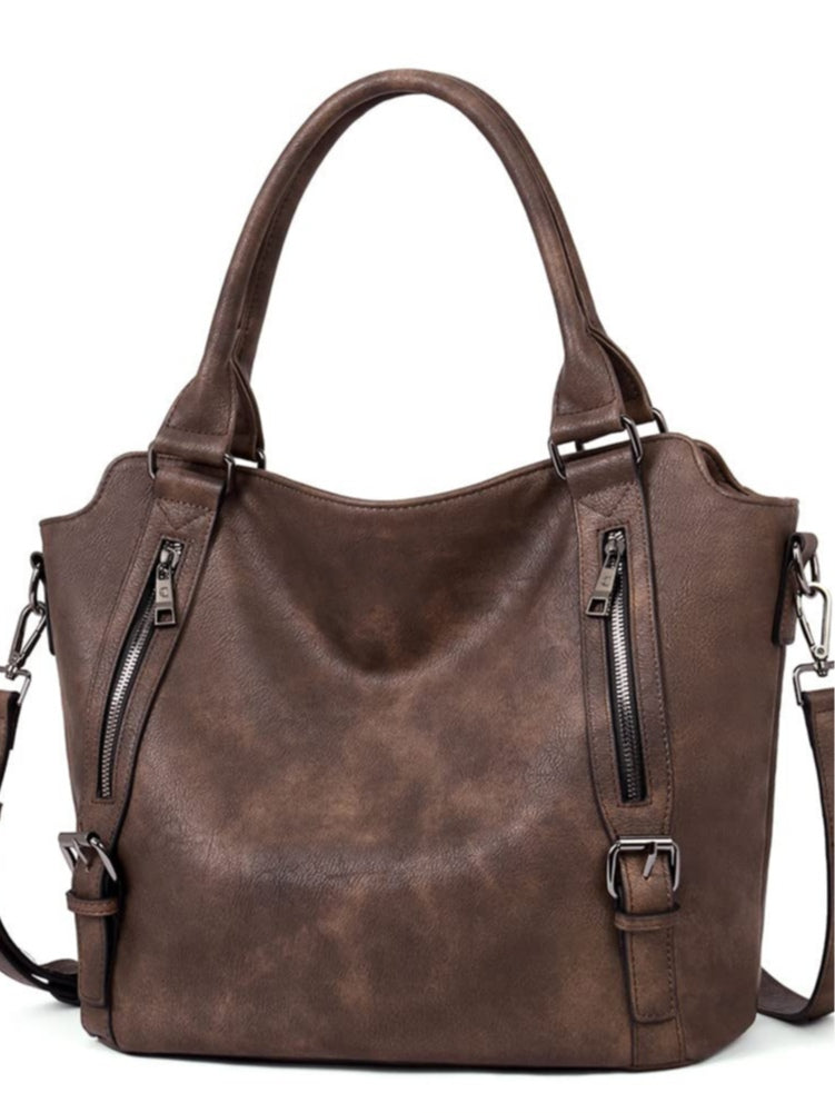 Bolso bandolera de hombro de gran capacidad de estilo retro