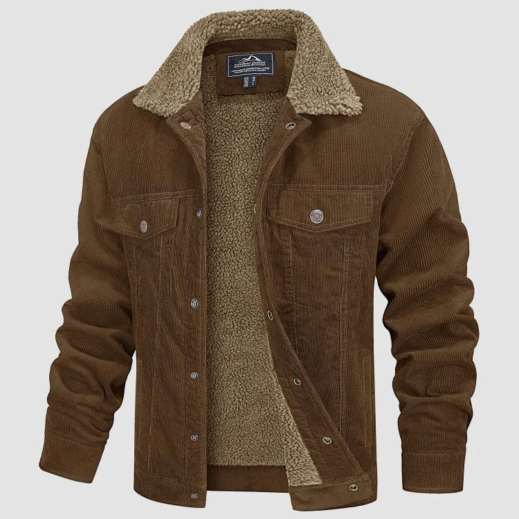 MANU - chaqueta de pana de moda para hombre