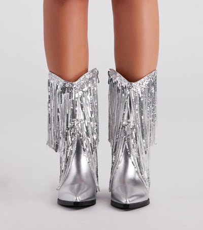 Leonor| Botas palta con flecos