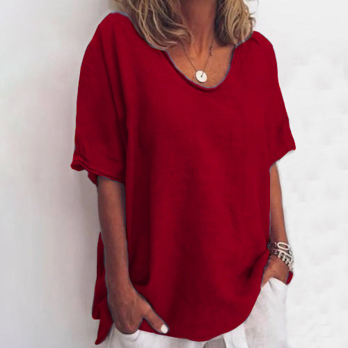 Gloria - Blusa de Verano Ligera y Transpirable