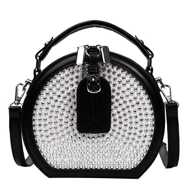 Bolso de piel sintetica con pedreria de Alta Calidad