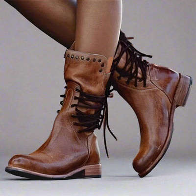 Silvia | Botas de piel de primera calidad para máxima comodidad.