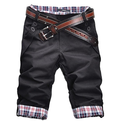 JUAN|  Pantalones cortos para hombre – Corte holgado – Con cinturon.