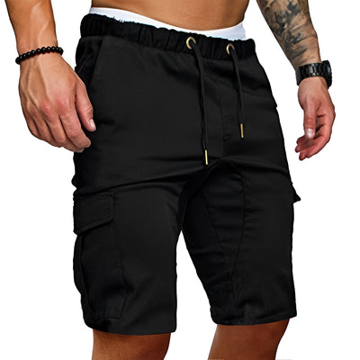 DAVID- pantalon corto casuales con cordón para hombres