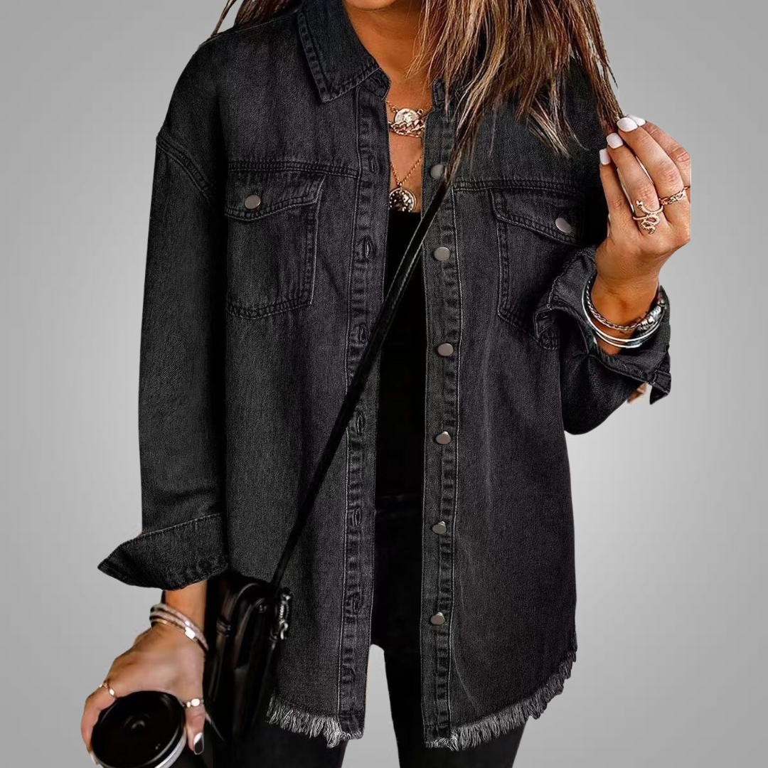 Roxana | Chaqueta vaquera con flecos
