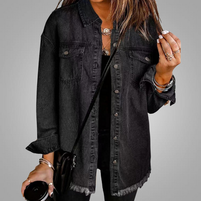 Roxana | Chaqueta vaquera con flecos