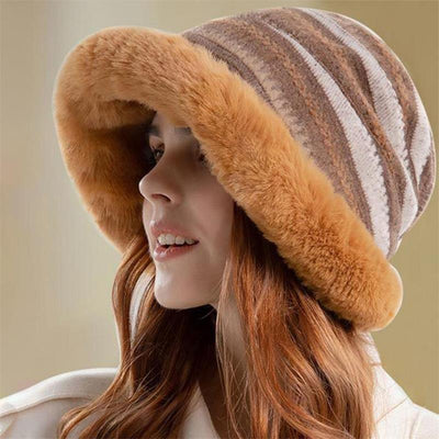 Gorro de invierno con forro polar grueso.
