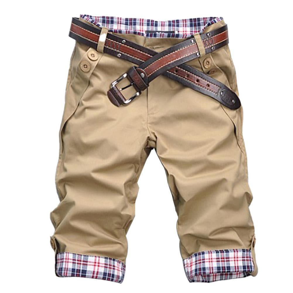 JUAN|  Pantalones cortos para hombre – Corte holgado – Con cinturon.