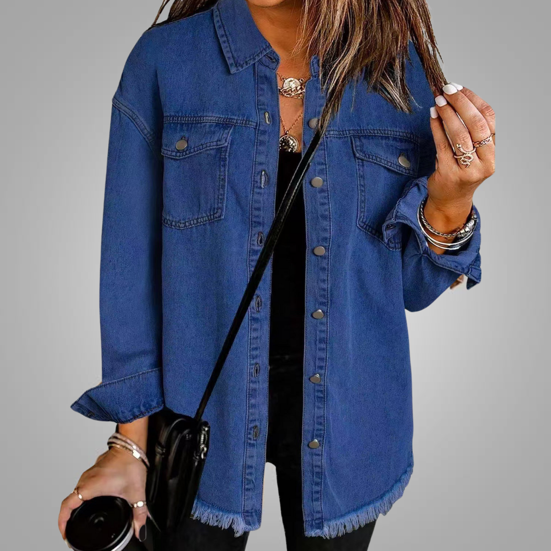 Roxana | Chaqueta vaquera con flecos