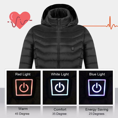 ♨️ Chaqueta Eléctrica de Calor Inducido para Invierno