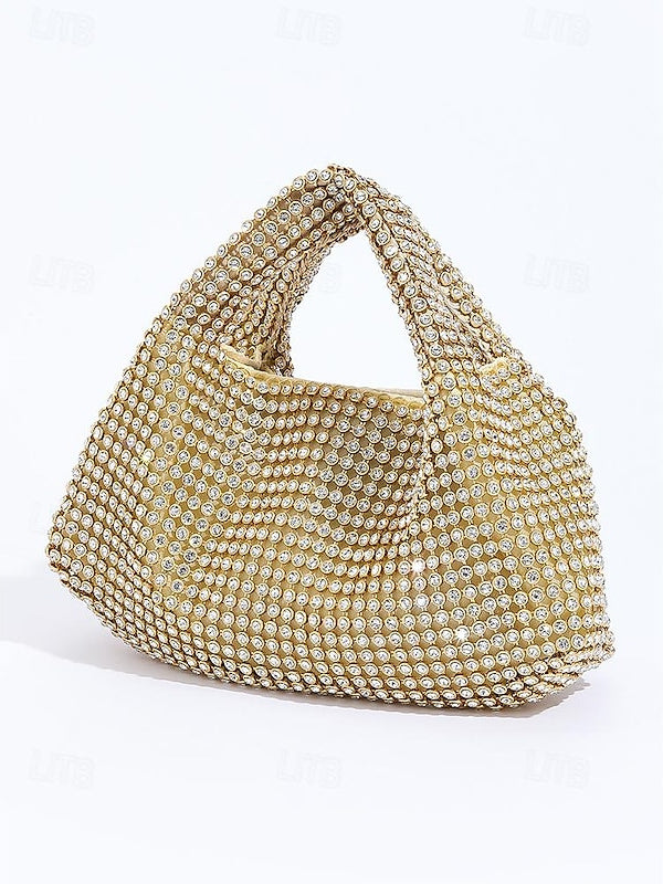 ABRIL| Bolso de pedreria de mano. formal e informal.