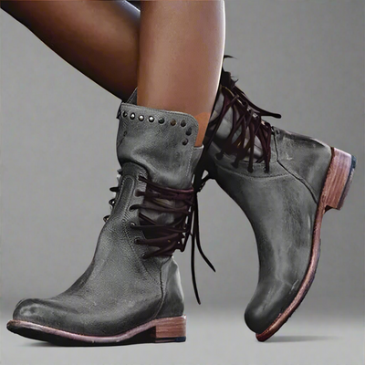 Silvia | Botas de piel de primera calidad para máxima comodidad.