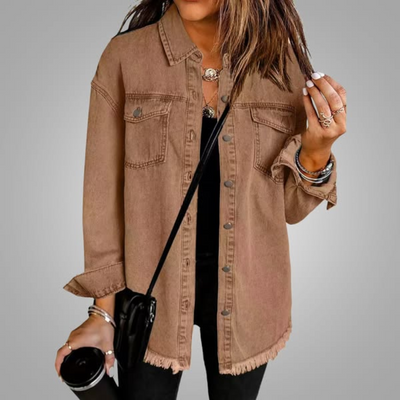 Roxana | Chaqueta vaquera con flecos