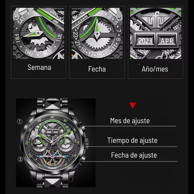 Reloj Esqueleto Hueco Deportivo