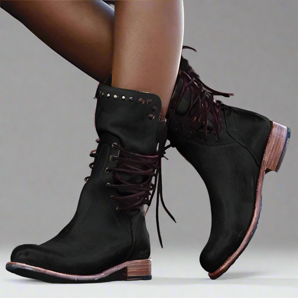 Silvia | Botas de piel de primera calidad para máxima comodidad.