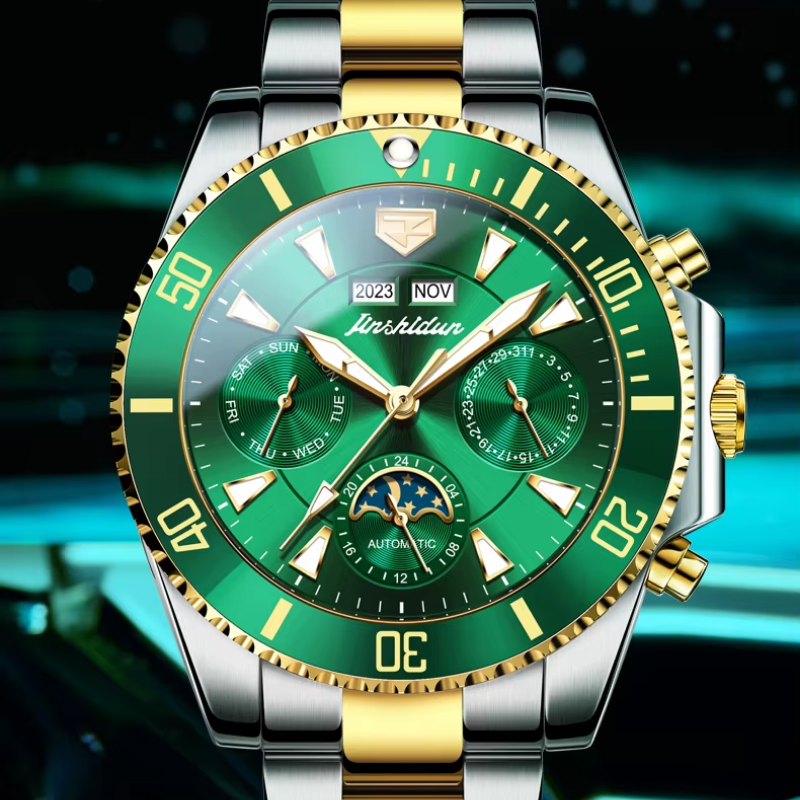 reloj de cuarzo fase lunar