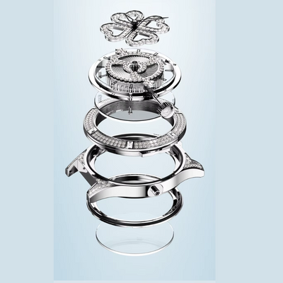 Reloj de Corazones con Movimiento