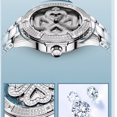 Reloj de Corazones con Movimiento