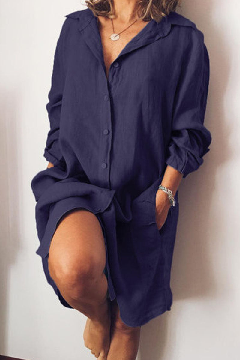 SANDRA| Vestido casual y elegante de moda.