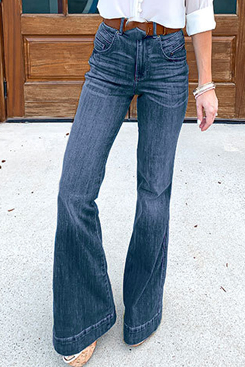 PATRICIA| Pantalon acampanado con ligera elasticidad.