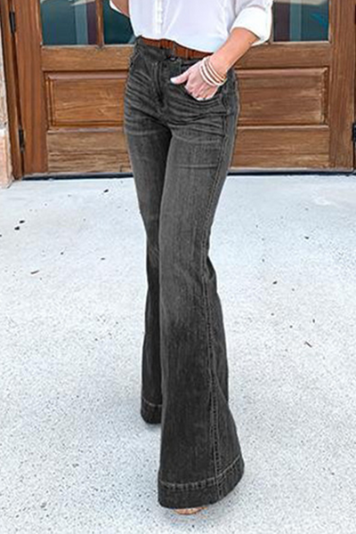 PATRICIA| Pantalon acampanado con ligera elasticidad.