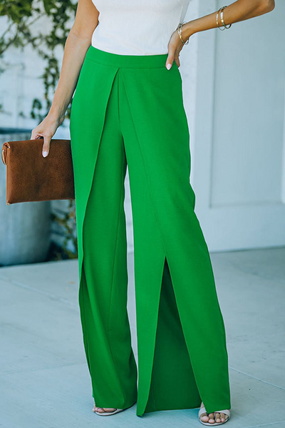 ANDREA| Pantalon con abertura, elegante y moderno