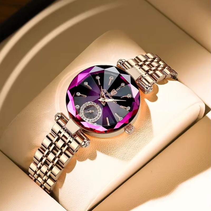 Reloj de Cuarzo con Diamantes para Mujer