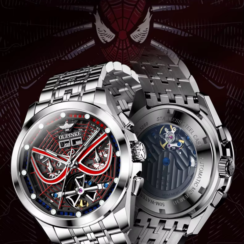 Reloj de Lujo Inspirado en Spiderman