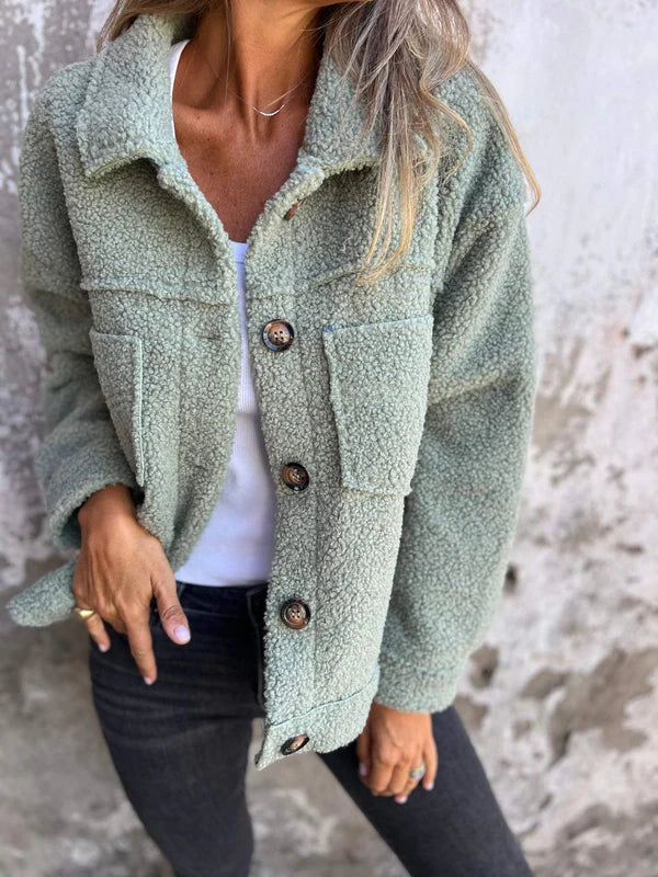 DIANA| Elegante chaqueta mezcla lana.
