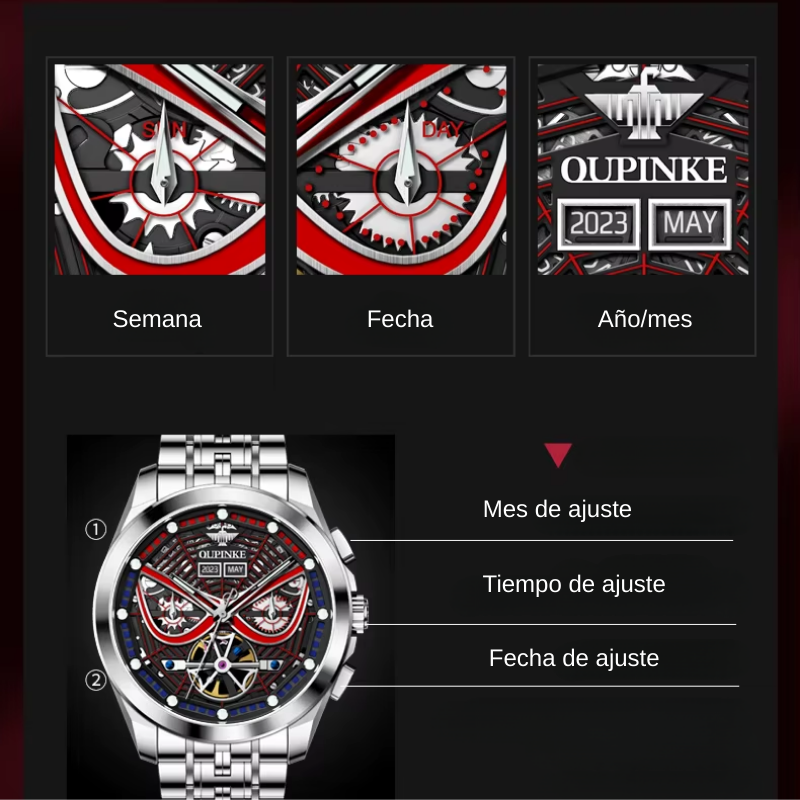 Reloj de Lujo Inspirado en Spiderman