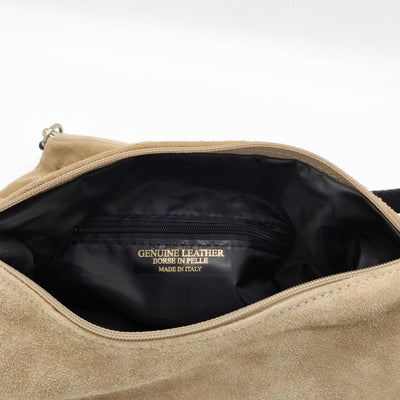 Mochila de ante con bolsillo frontal, varios colores