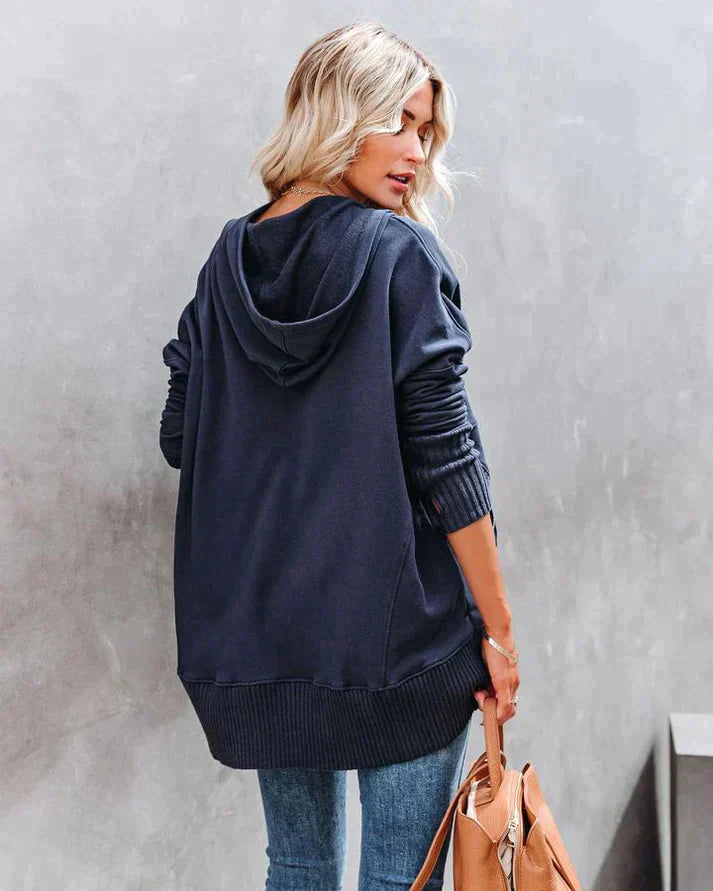 MAVI| Sudadera polar con cuello V.