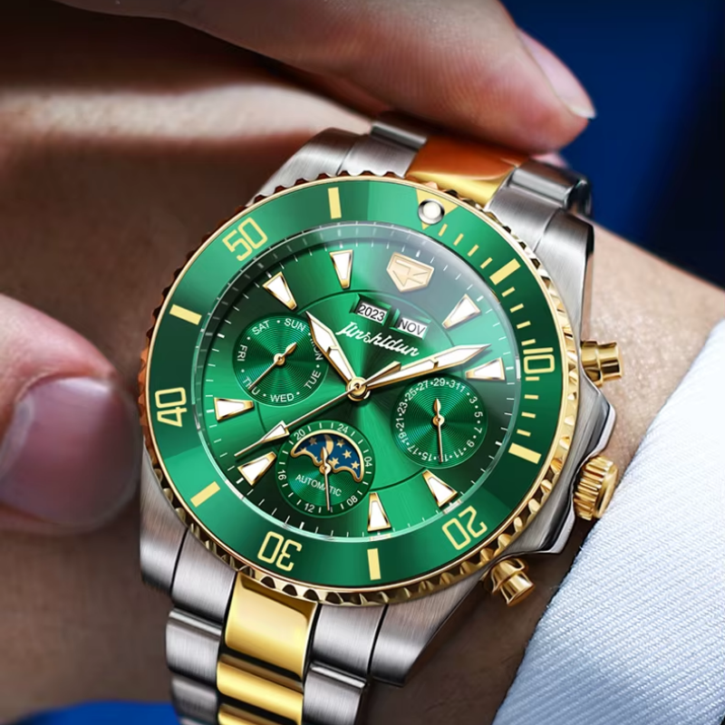 reloj de cuarzo fase lunar