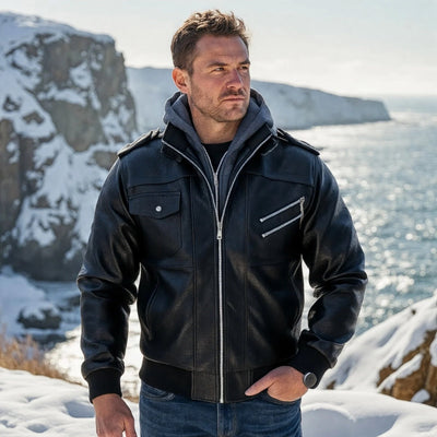 Adam™ | Chaqueta de cuero