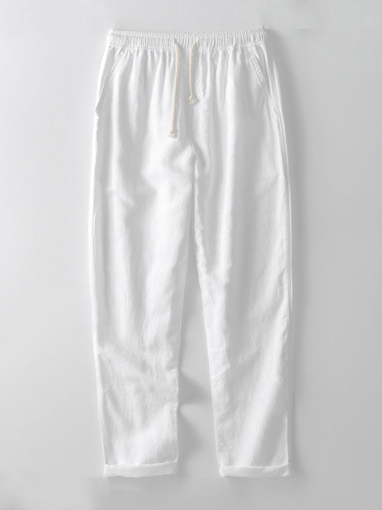 CARLOS| conjunto de lino de hombre, pantalon corto.