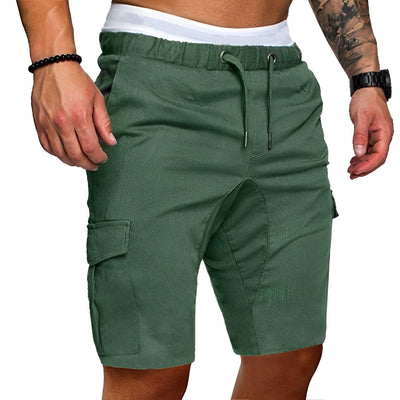 DAVID- pantalon corto casuales con cordón para hombres