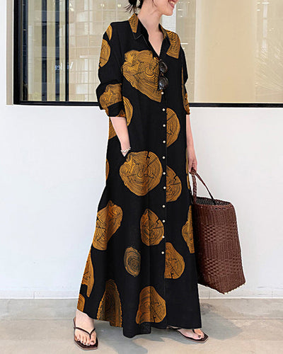 Suni- Vestido Maxi en Lino