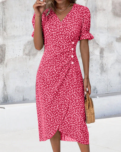 GISELLE - VESTIDO CRUADO FLORAL