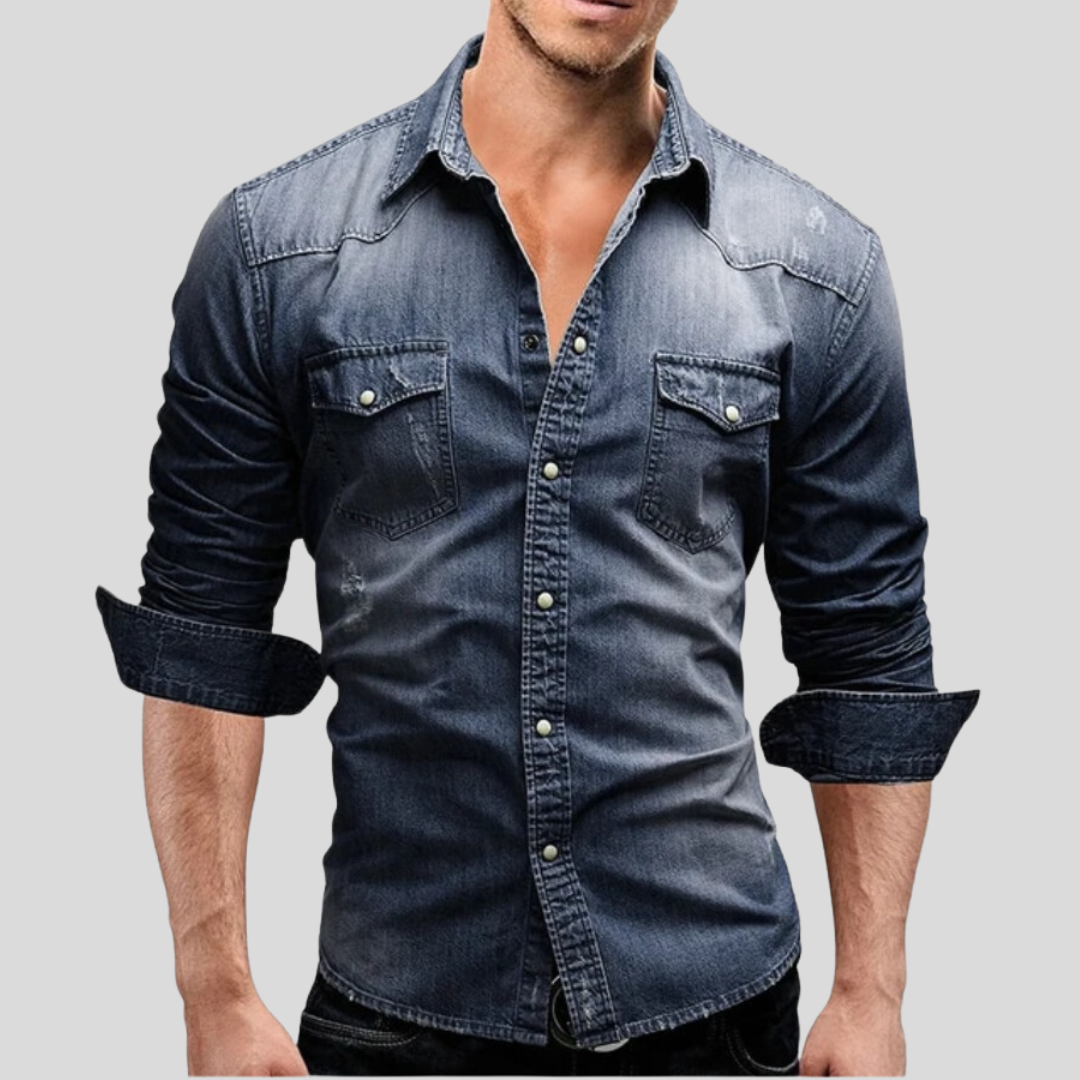 Leon™ | Camisa vaquera  Elegante y Polivalente.