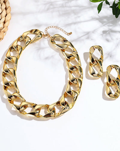 Conjunto de joyería fluorescente de moda