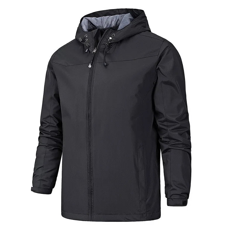 RAUL - Cortavientos ligero con cremallera para hombre