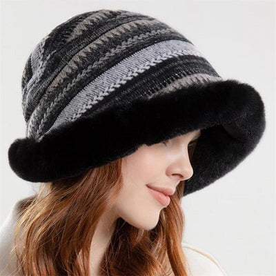 Gorro de invierno con forro polar grueso.