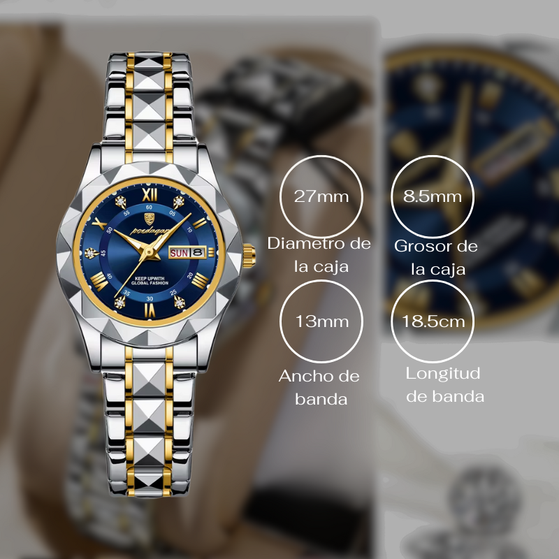 Reloj de Cuarzo de Lujo para Mujer