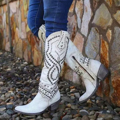 Botas altas hasta la rodilla. Encantadoras.