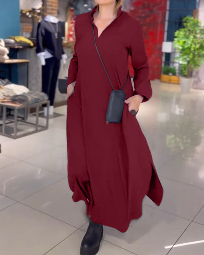 CLARA| Vestido holgado muy funcional.