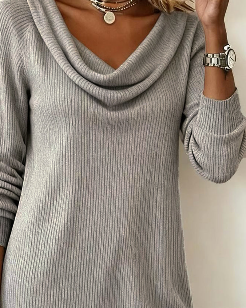 VICTORIA| Vestido Casual de Algodón con Cuello Capucha